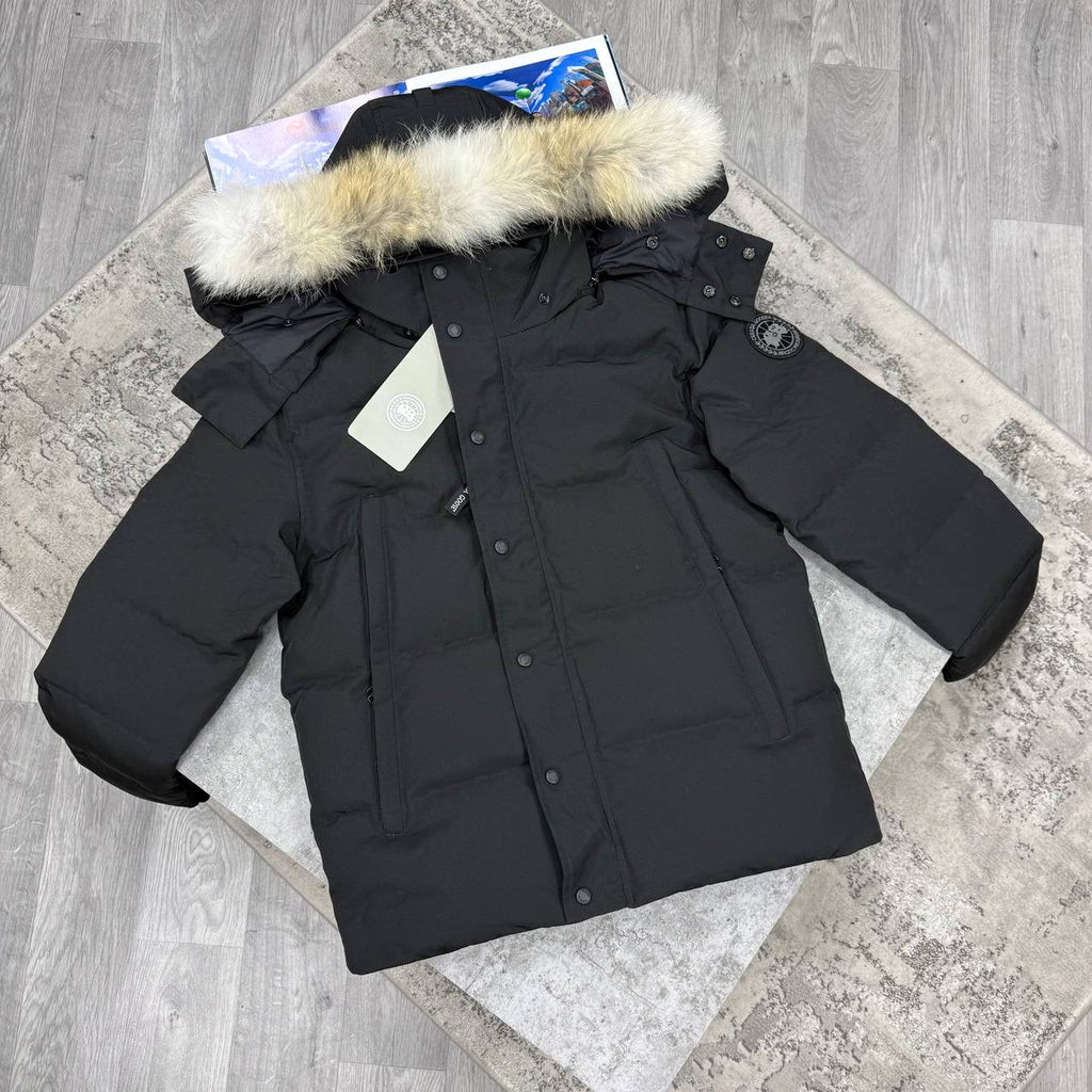 GOOSE Wyndham parka black badge