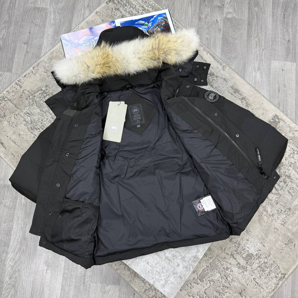 GOOSE Wyndham parka black badge