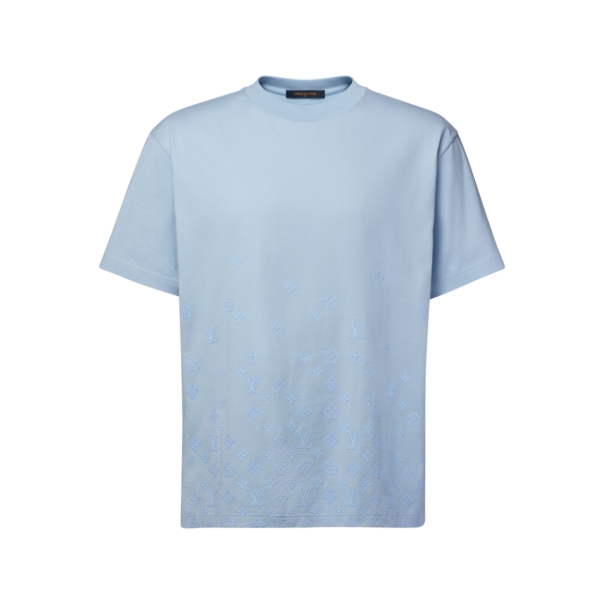 Gradient Signature Flock Print T-Shirt
