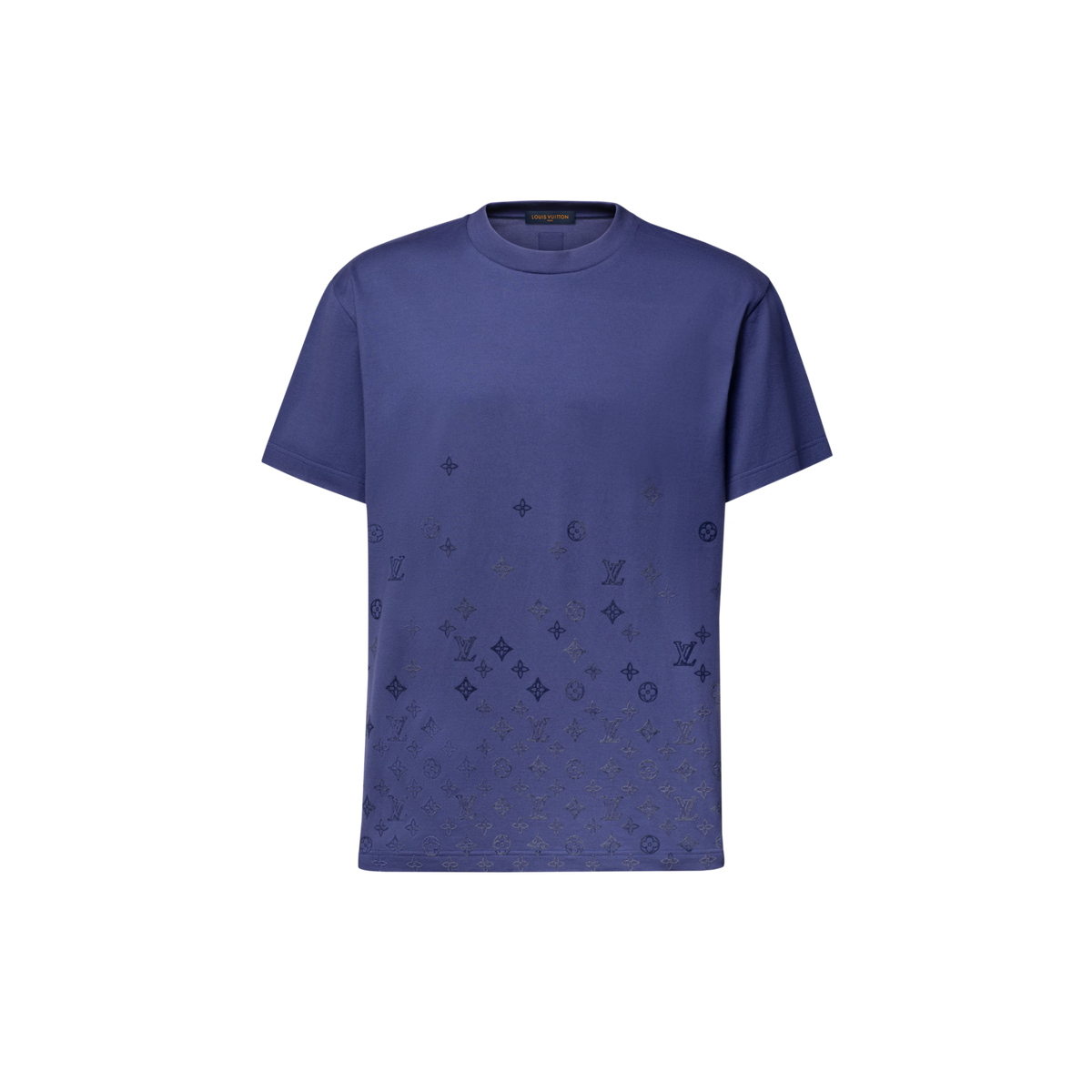 Gradient Signature Flock Print T-Shirt